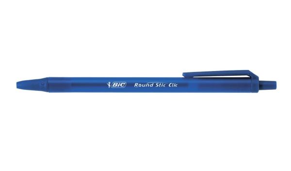 Ручка кулькова автоматична BIC Раунд Стік Клік синя bc926376 20шт/уп
