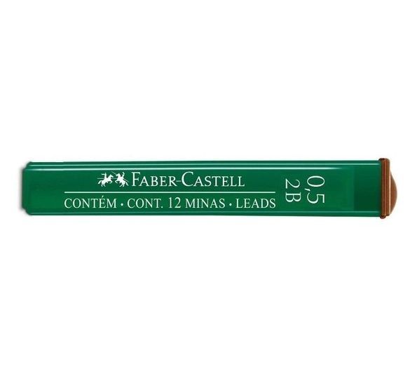Стержень для карандаша 0,5мм 2B Faber 9125 12шт/уп