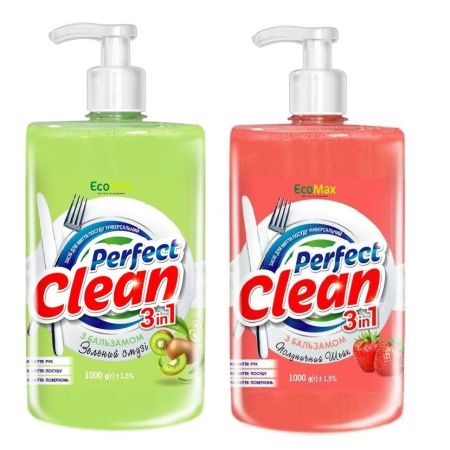 Засіб для миття посуду Perfect Clean 1л з дозатором 12шт/ящ