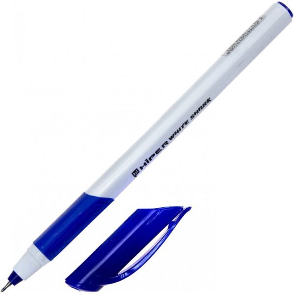 Ручка гелева Hiper White Shark HG-811 синя 10/100шт/уп