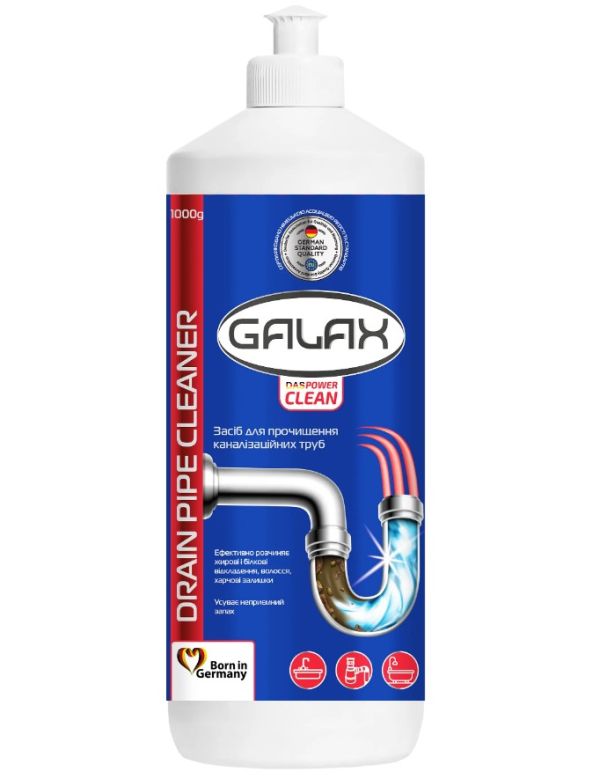 Средство для очистки труб Galax 1л 12шт/уп