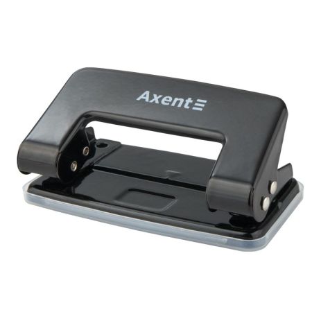 Дырокол 10л металлический Axent d3510 черный 12/120шт/уп