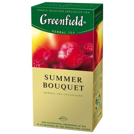 Чай фруктовый малина Greenfield Summer Bouquet 25пак х 2г