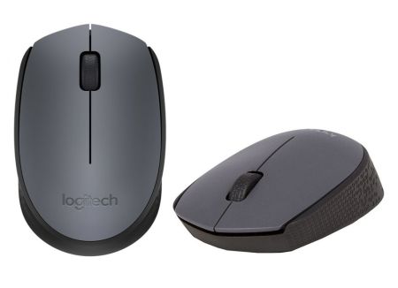 Мышь беспроводная LOGITECH Wireless Mouse M170 Black/grey