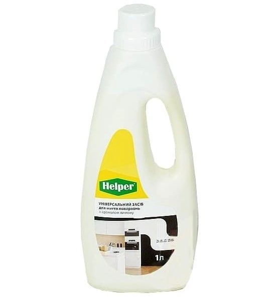 Моющее средство для уборки Helper Универсальный Лимон 1л 12шт/ящ