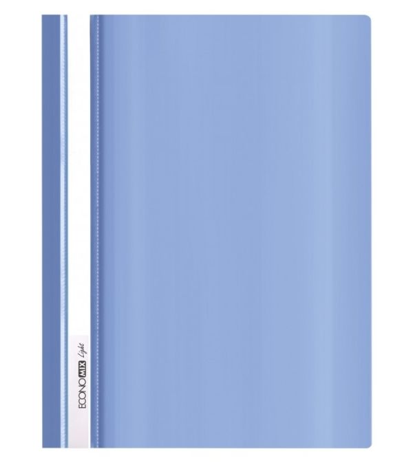 Скоросшиватель пластиковый А4 Economix Light 38503-02 синий 10/300шт/уп