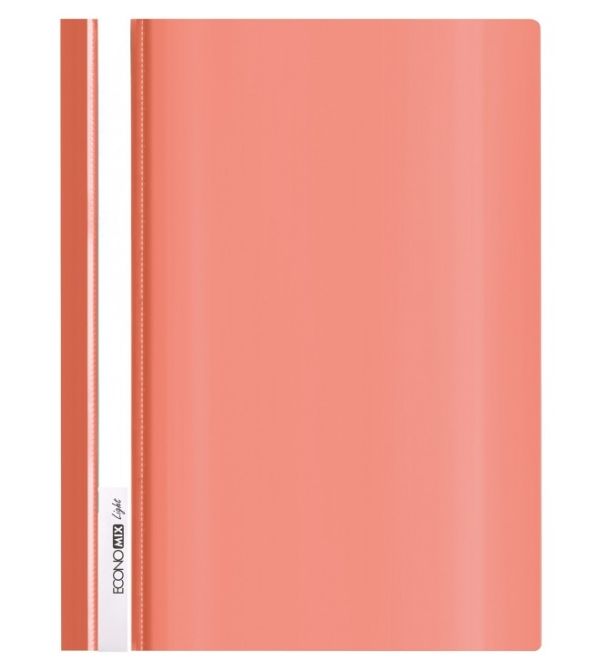Скоросшиватель пластиковый А4 Economix Light 38503-03 красный 10/300шт/уп