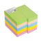 Папір для нотаток 85мм*85мм*50мм idea! Intensive Colour mix склеєний на картонній підкладці