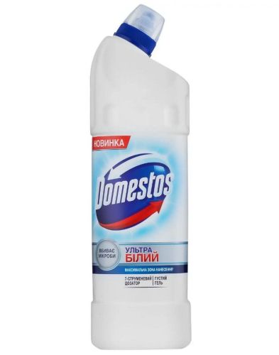 Чистящее средство для мытья и дезинфекции Domestos 1л Ультра Белый 12шт/уп