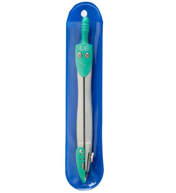 Циркуль KIDS Line ZB.5390-04 корпус зелений 50шт/уп