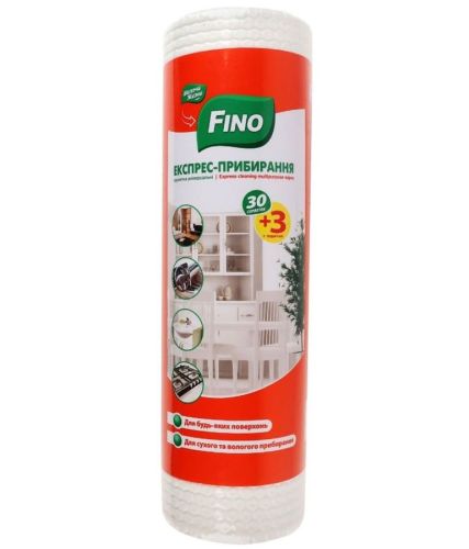 Салфетка вискозная 30+3шт Fino экспресс-уборка 8571054212