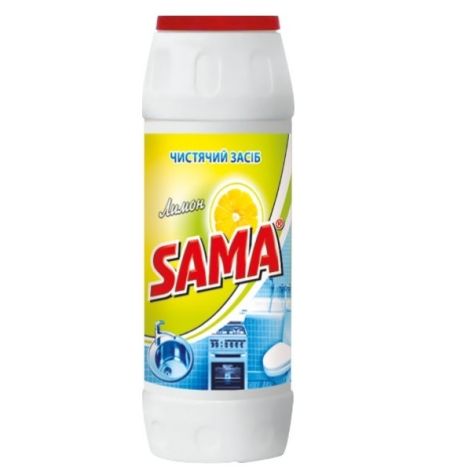 Чистящее средство Sama Лимон 500г 20шт/уп