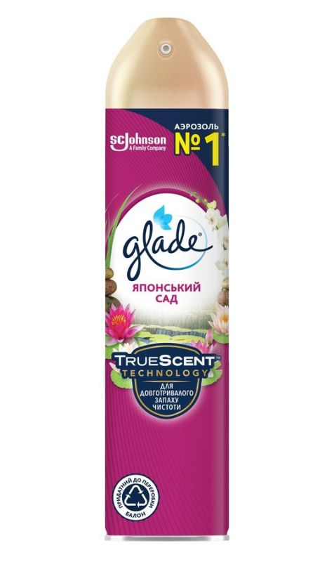 Освежитель воздуха 300мл Glade Японский сад 12шт/уп