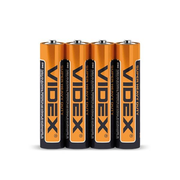 Елемент живлення R-03 1x4шт VIDEX shrink AAA 4/60шт/пак