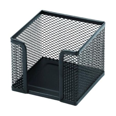 Бокс для бумаги 9х9х8см металлическая сетка черный KLERK KL0905 72шт/уп