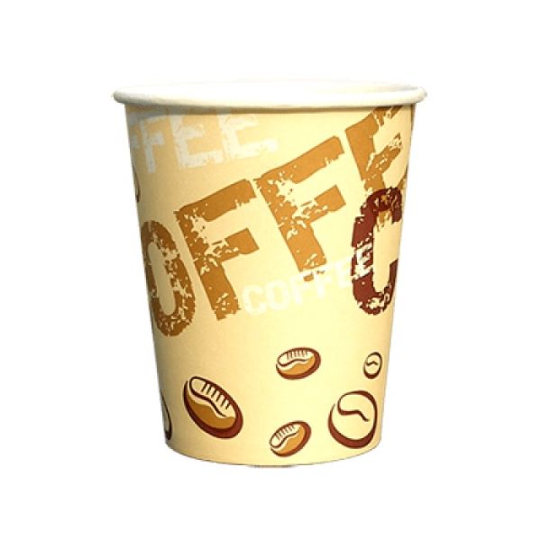 Стакан одноразовий  250мл паперовий кольоровий Coffee 50шт/пак 40пак/ящ