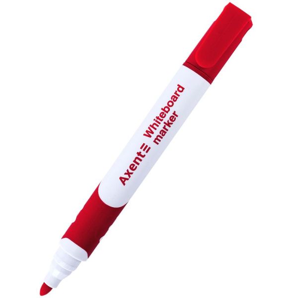 Маркер для доски Axent Whiteboard Comfort Grip 2552-06-a красный 12/144шт/уп