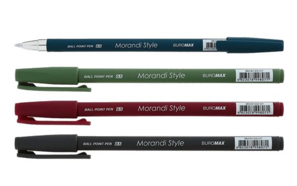 Ручка кулькова Buromax BM.8122-01Morandi Style синя 12/1728шт/уп
