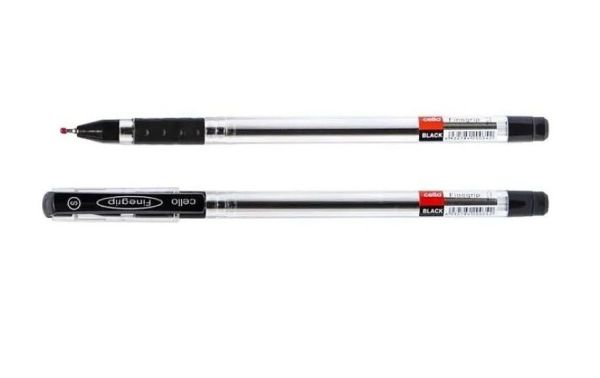 Ручка масляна Cello FINEGRIP 388 чорна 5шт/уп
