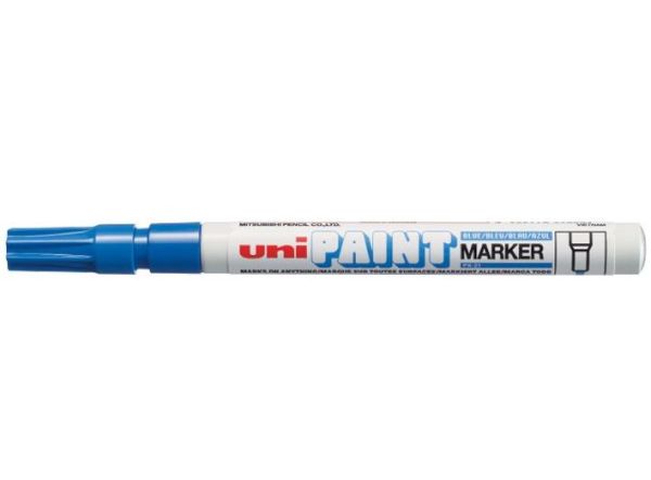 Маркер перманентний 0.8-1.2мм UNI PAINT PX-21.Blue синій 12шт/уп