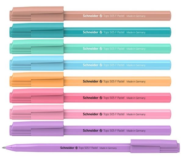 Ручка шариковая Schneider TOPS PASTEL S150520 корпус ассорти,синяя 50шт/уп
