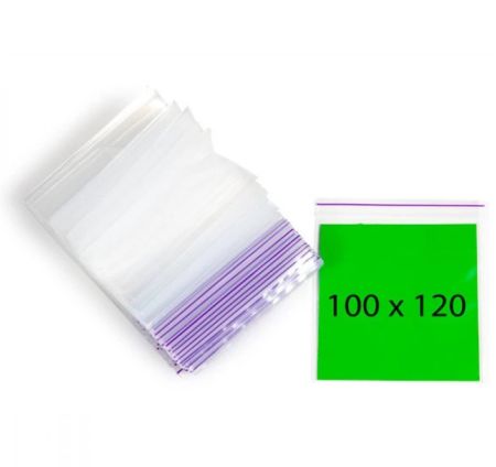 Пакет на молнии zip-lock 10х12см 100шт/уп