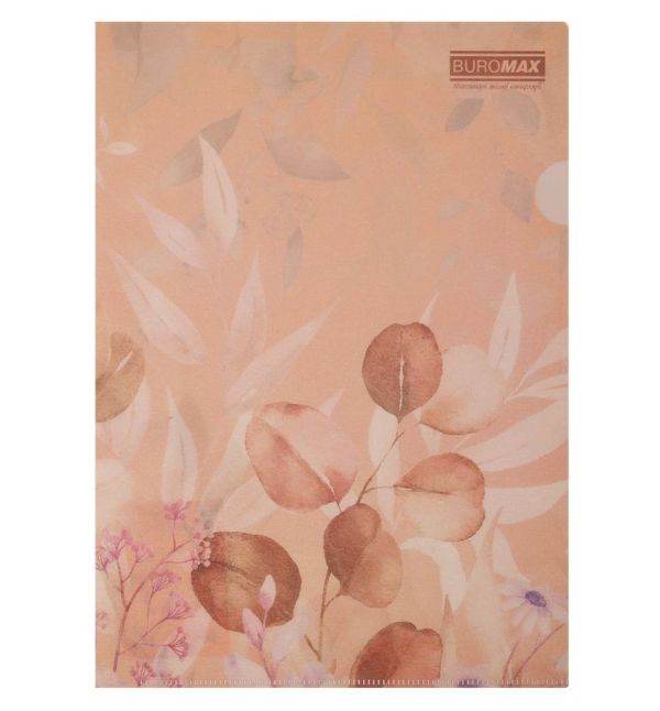 Папка-уголок А4 BM.3854-46 Arabeski матовый персиковый 12шт/уп