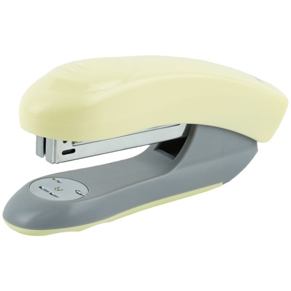 Степлер №24/6 26/6 20л 65мм пластиковый Axent Welle-2 Pastelini 4820-08-a желтый 12/96шт/уп