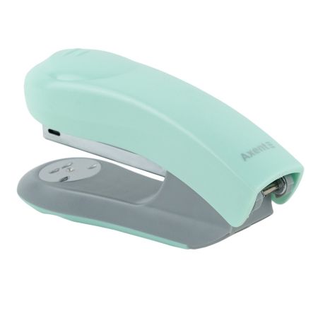 Степлер №24/6 26/6 20л 65мм пластиковый Axent Welle-2 Pastelini 4820-18-a мятный 12/96шт/уп