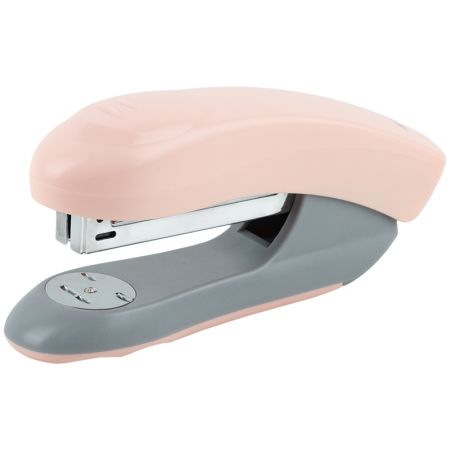 Степлер №24/6 26/6 20л 65мм пластиковый Axent Welle-2 Pastelini 4820-10-a розовый 12/96шт/уп