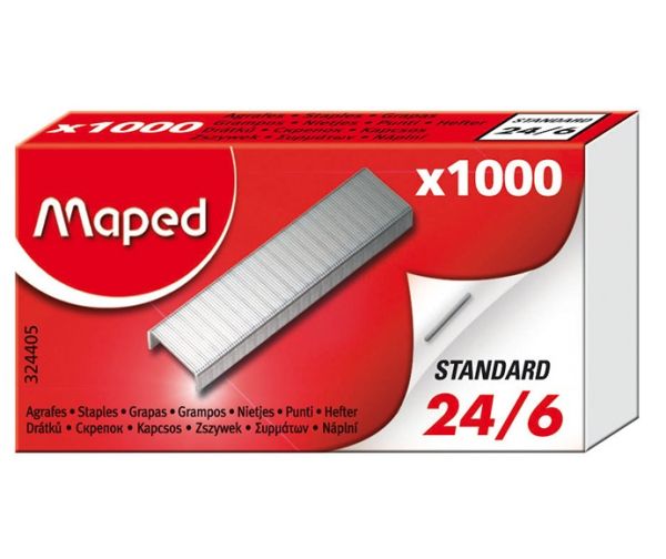 Скобы №24/6  30л 1000шт MP.324405
