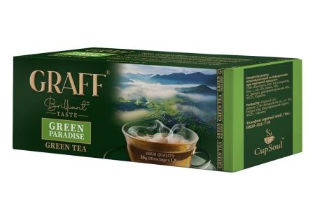 Чай зеленый Graff Green Paradise 25пак х 1,8г 16шт/ящ