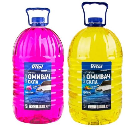 Омыватель стекла зимний -22 VITOL 5л