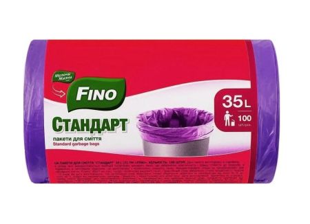 Пакет для мусора 35л 49*57 100шт Fino 12шт/ящ 8571054565