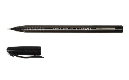 Ручка масляная Buromax HYPNOS BM.8353-02 черная 50/1000шт/уп