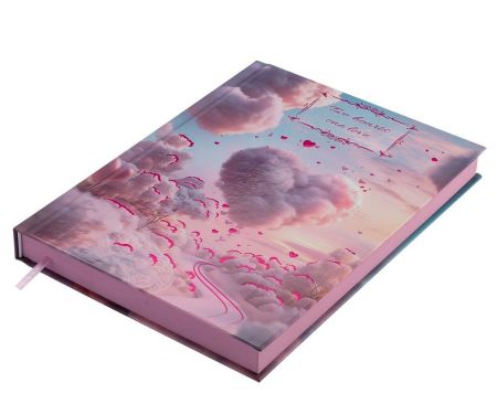 Ежедневник А5 недатированный ROMANTIC BM.20400-14 голубой 20шт/уп