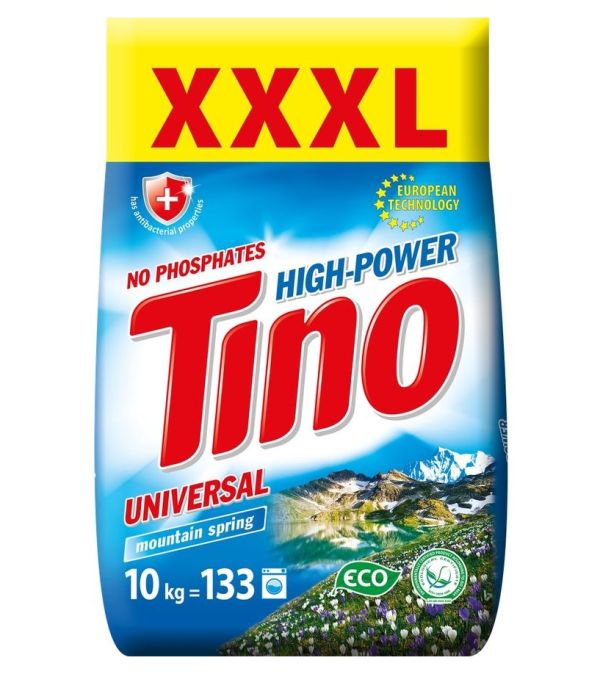 Порошок стиральный универсальный 10кг TINO High-Power
