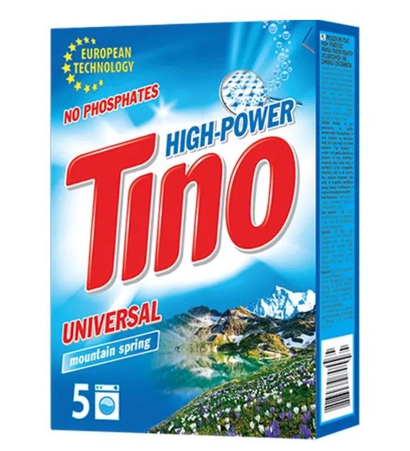 Порошок пральний автомат 400г TINO High-Power 11шт/уп