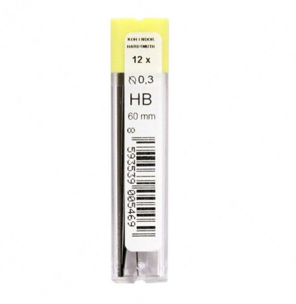 Стержень для карандаша 0,3мм HB K-I-N 4132 12шт/уп