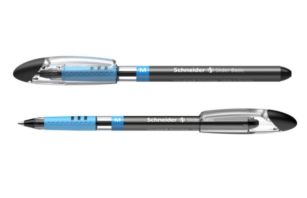 Ручка масляна SLIDER M 0,7мм SCHNEIDER S151101 чорна 10шт/уп
