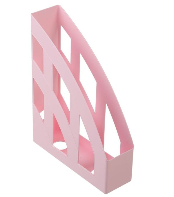 Лоток вертикальный с передней стенкой Pastel BM.6353-10 розовый 14шт/уп
