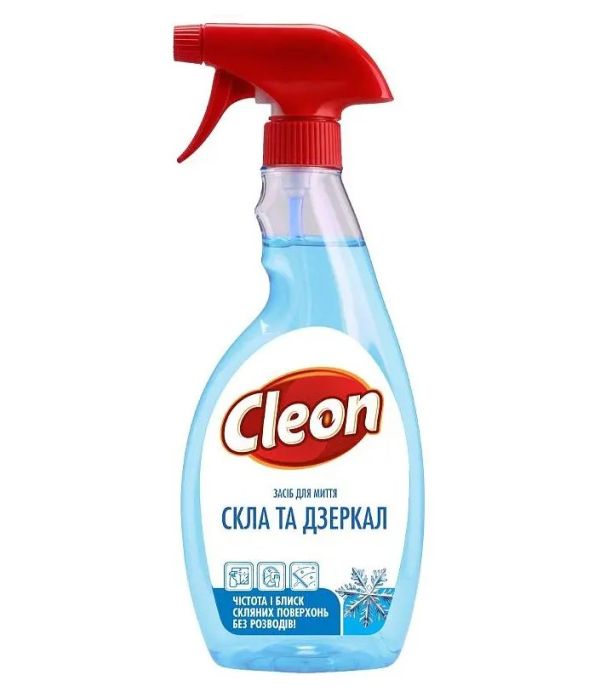 Моющее средство для окон OPTIMA Cleon Морозная свежесть пистолет 500мл 25515280 22шт/уп