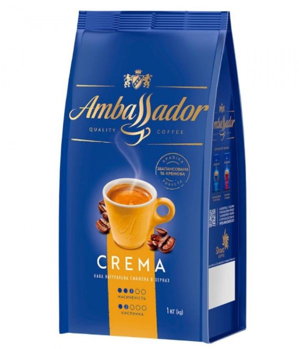 Кофе зерновой свежеобжаренный Baron Commander Crema espresso 1кг