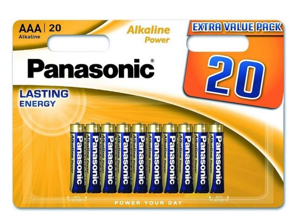 Елемент живлення LR-03 1х20шт PANASONIC Alkaline Power 20шт/уп