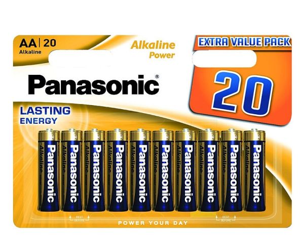 Елемент живлення LR-06 1х20шт PANASONIC Alkaline Power 20шт/уп