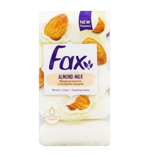 Мыло 5*70г экопак FAX Миндальное молочко 24шт/уп