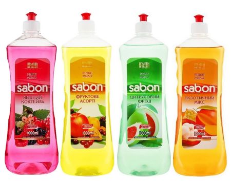 Мило рідке 1л Sabon пуш-пул запаска 16шт/уп