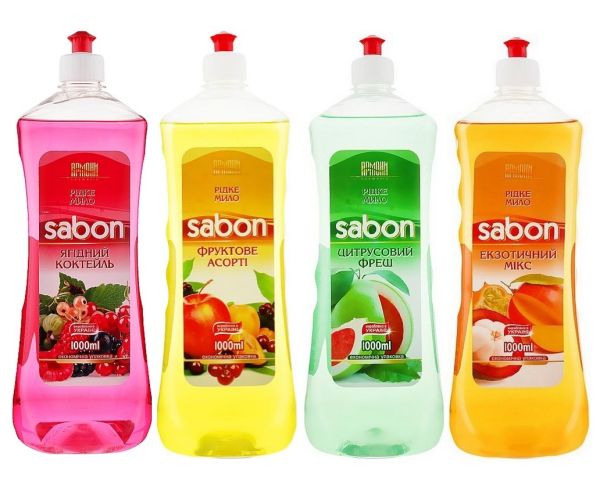 Мило рідке 1л Sabon пуш-пул запаска 16шт/уп