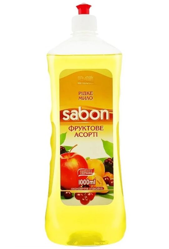 Мило рідке 1л Sabon пуш-пул запаска 16шт/уп