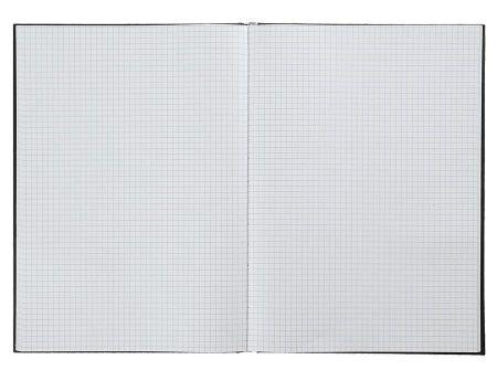 Книга А4 офсетна 200 арк. клітинка тверда ламінована обкладинка BM.24419104-01 чорна 16шт/пак